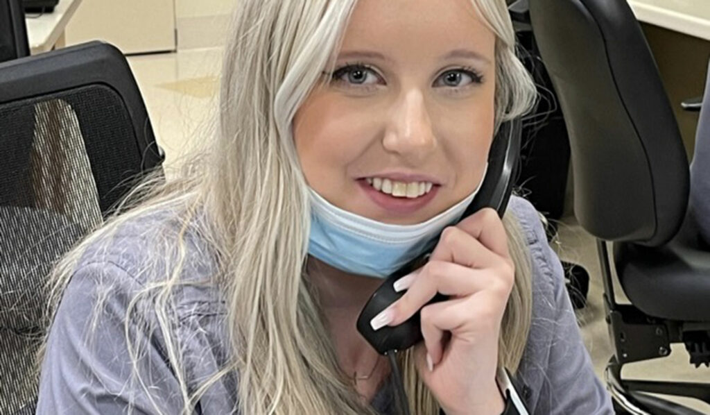 Meghan Sullivan on phone