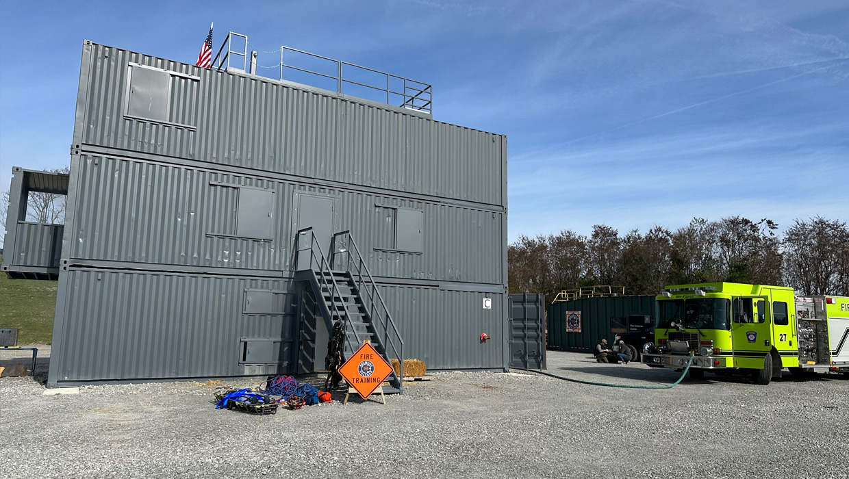Belmont College Completes Construction of Live Burn Building 