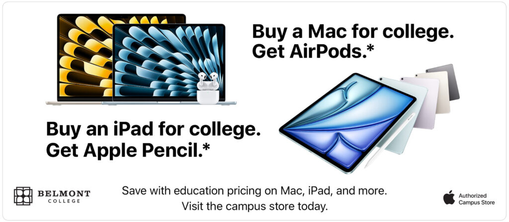 Buy a Mac or iPad for college. Get AirPods.