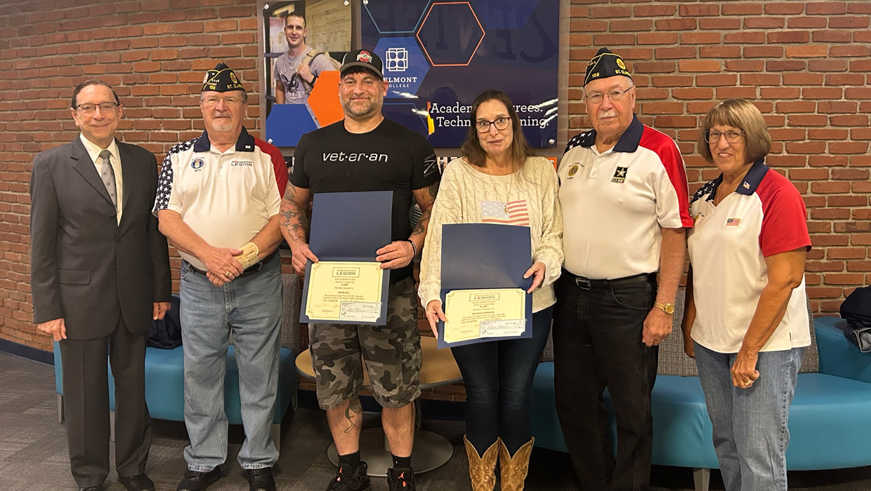 Belmont College Students Awarded St. Clairsville American Legion Citizenship Scholarship